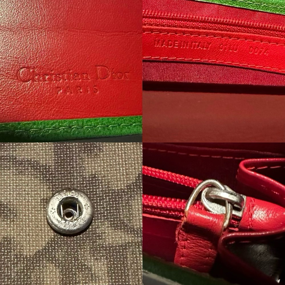 VINTAGE CHRISTIAN DIOR Monogram #1 Flap Wallet - Picture 9 of 10